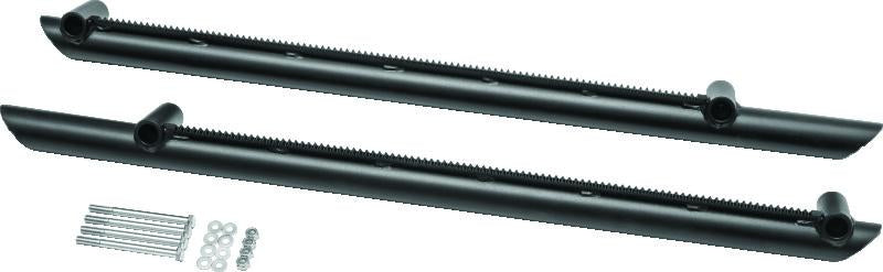 Kuryakyn Takrak Nerf Bars for Polaris Ranger 1000 - Black Powder-Coated Steel Side Protection