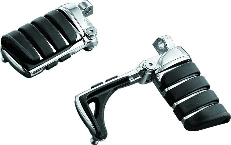 Kuryakyn Switchblade Pegs with Male Mount Adapter - Chrome for Forward Controls and Cruise Pegs