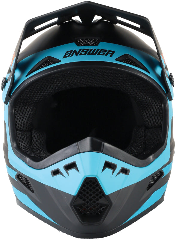 Answer AR1 Sweep Youth Helmet - Medium, Black/Astana/Hyper Orange