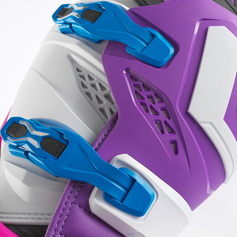 Gaerne SG22 Limited Edition PowerSports Boot - Size 12 Purple, White & Rhodamine
