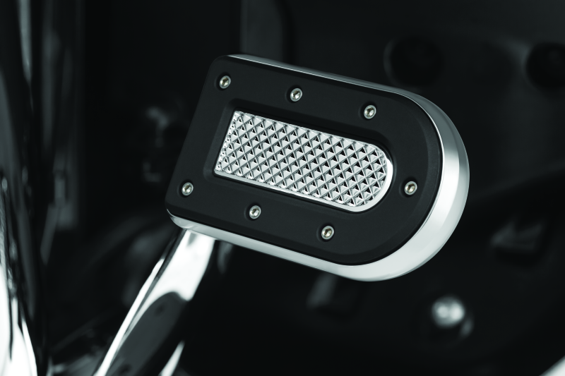 Kuryakyn Heavy Industry Brake Pedal Pad for FL Models - Chrome (Part #7039)