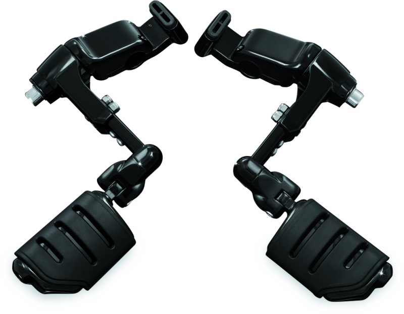 Kuryakyn Ergo III Adjustable Mount with Trident Dually ISO Pegs for Honda Gold Wing