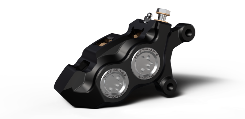 Performance Machine Race Series Monobloc Caliper for Harley-Davidson M8 Softail and VRod Models – Part #0053-2957-MB