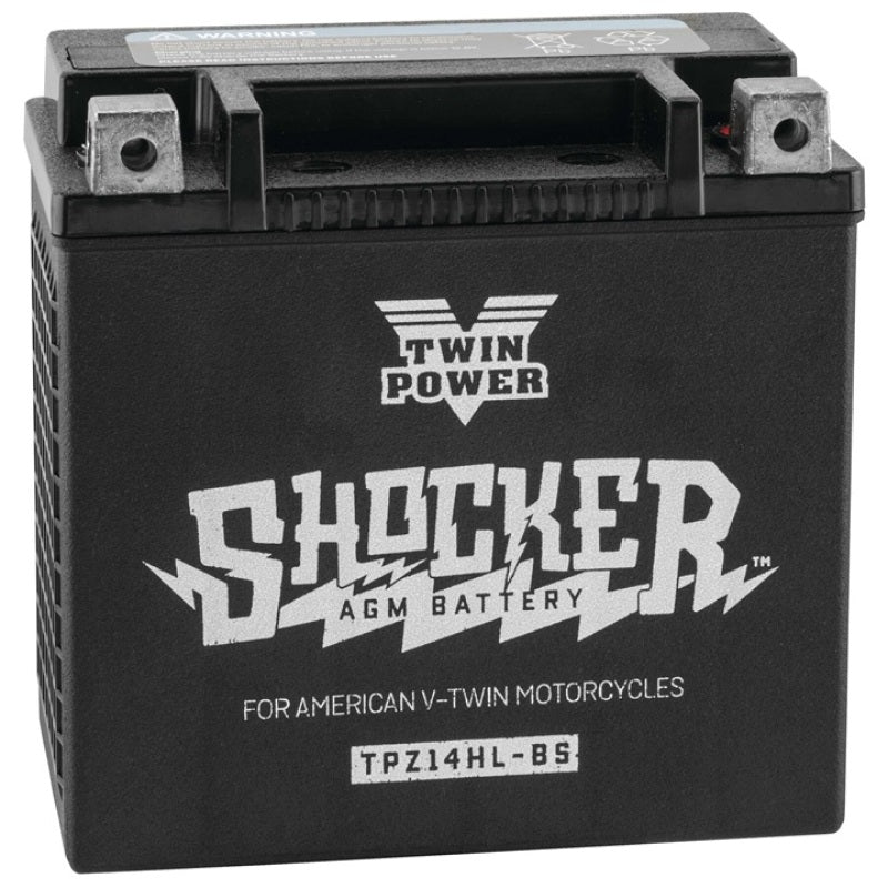 Twin Power YTX-14L Shocker Battery for Harley Davidson Sportster Models - 220 CCA