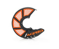 Acerbis X-Brake Vented Disc Cover for Powersports - Black and Orange