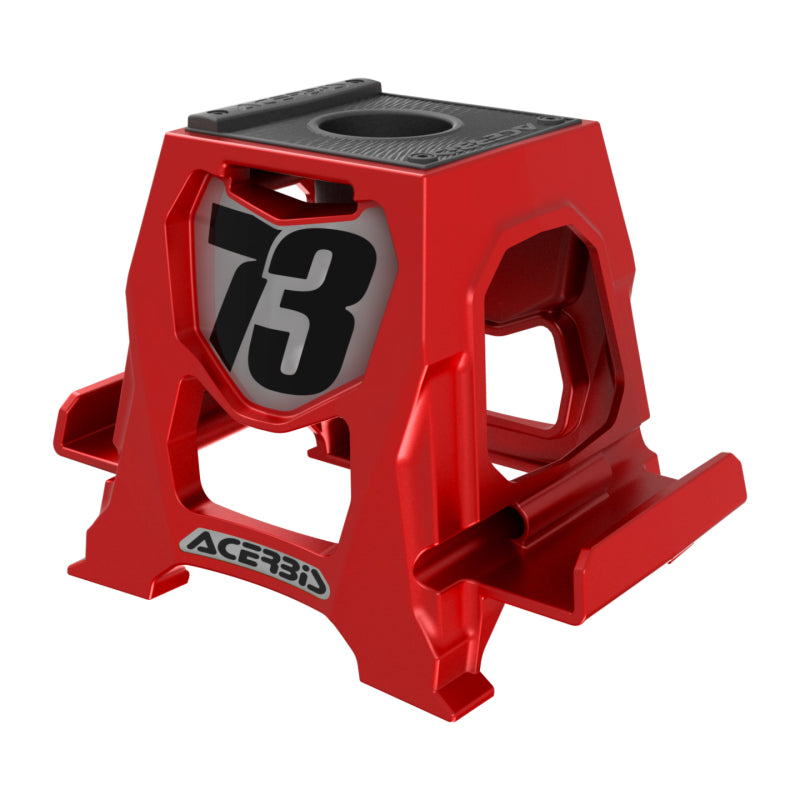 Acerbis Phone Stand 73 - Red for Powersports Devices