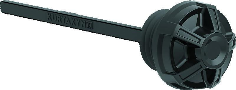 Kuryakyn Precision Dipstick for Harley Davidson – Gloss Black Aluminum Replacement Part Part Number 6426