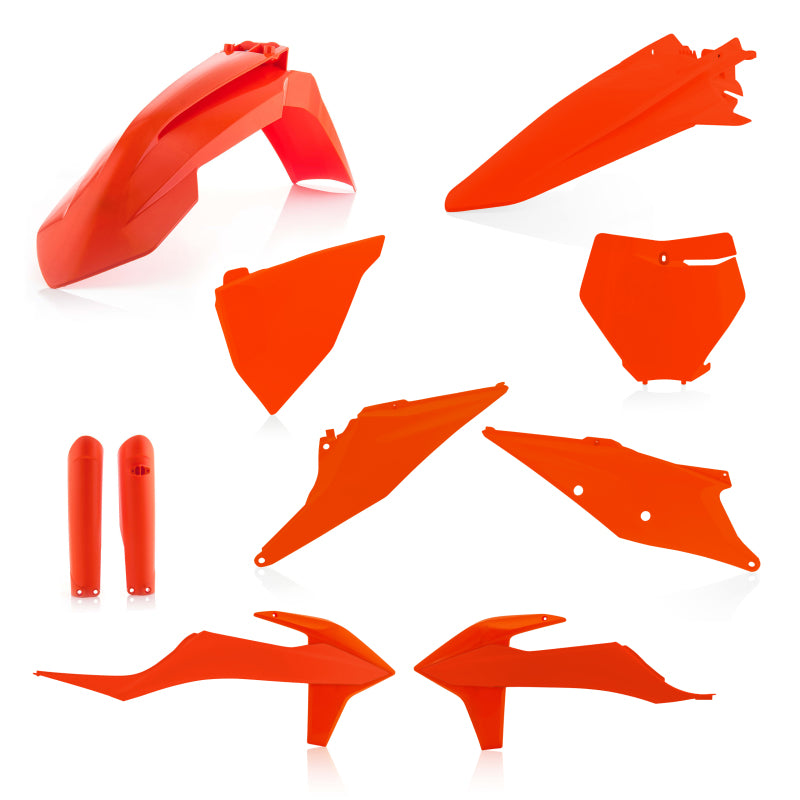Acerbis 19-22 KTM 125-450 SX/SX-F/XC-F/XC/XC-TPI Full Plastic Kit in Bright Orange