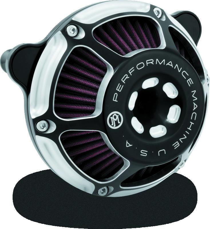 Performance Machine Max HP Air Cleaner for Harley Davidson - Contrast Cut Part #0206-2081-BM