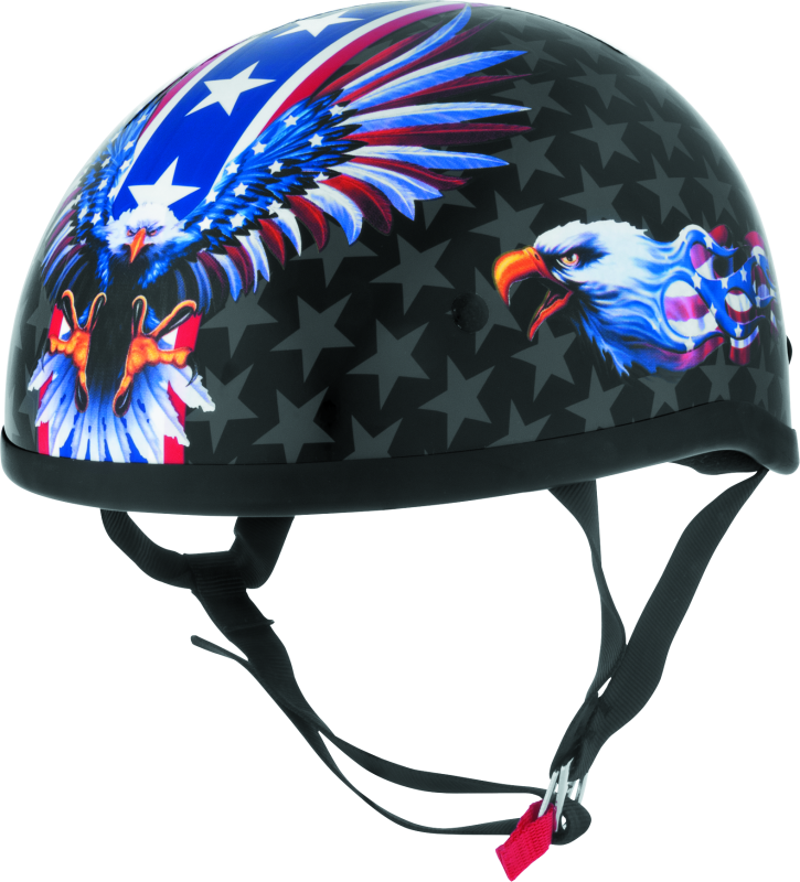 Bikers Choice Skid Lids Flame Eagle Original Helmet - Medium