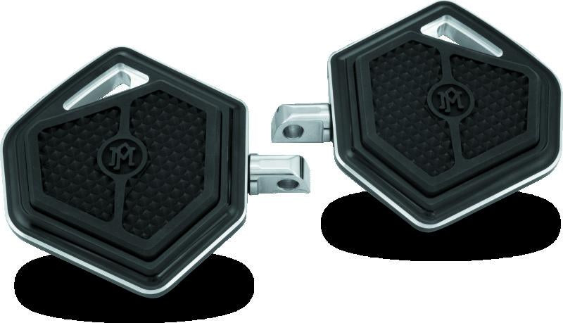 Performance Machine Mini Floorboards Passenger Superlight Contrast Cut - Fits Harley-Davidson