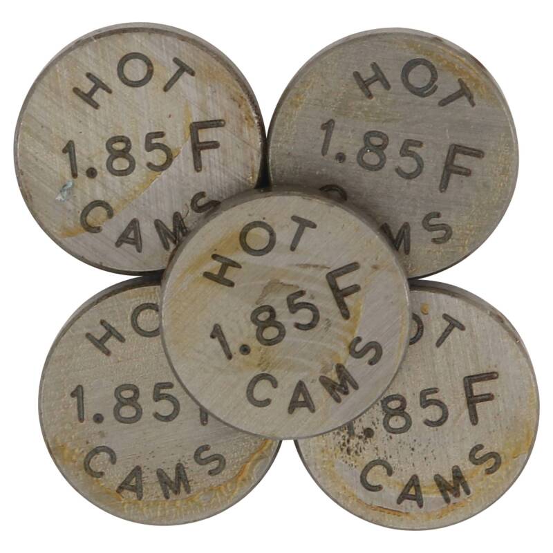 Hot Cams Shim Kit 1.850mm Thickness - 5 Pack for Japanese, KTM, and Vintage Models