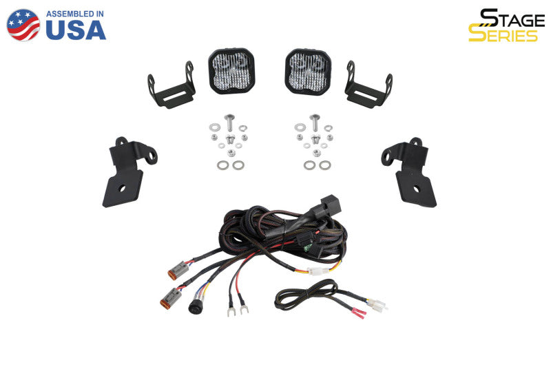 Diode Dynamics Polaris RZR Pro XP A-Pillar LED Pod Bracket Kit (Part Number DD7634P)