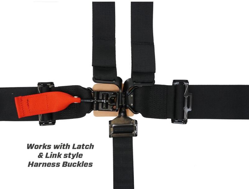 PRP Seats Adjustable 5th Point Crotch Belt for Latch and Link Harness - Black