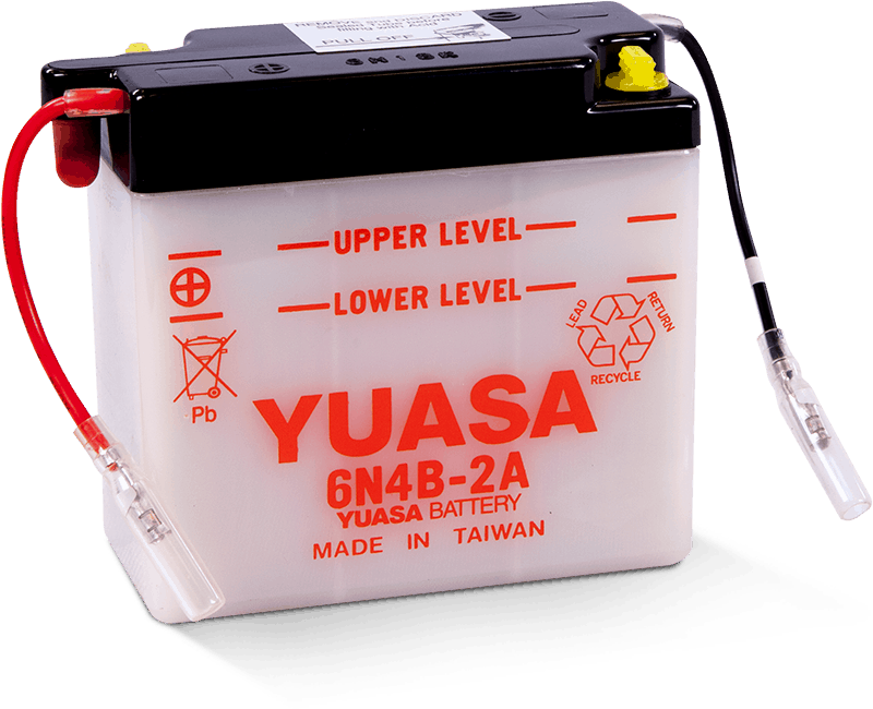 Yuasa 6N4B-2A Conventional 6-Volt Powersports Battery for Suzuki Models