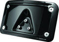 Kuryakyn Curved Laydown License Plate Frame for Honda VTX1800 Models - Gloss Black Part 3148