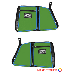 PRP CUSTOM Rear Door Bags W/ Knee Pad For Polaris RZR – Pair