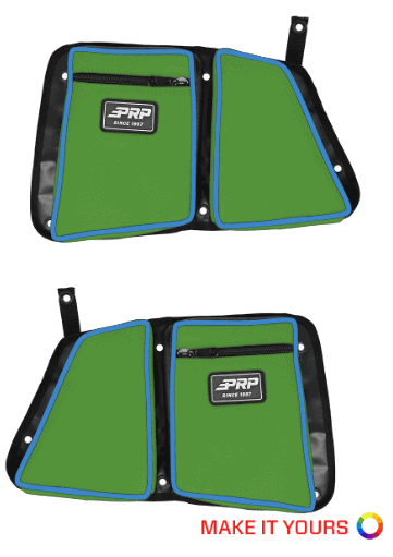 PRP CUSTOM Rear Door Bags W/ Knee Pad For Polaris RZR – Pair