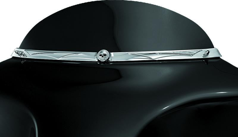 Kuryakyn Zombie Windshield Trim for Harley Davidson Touring Models 2008-2011