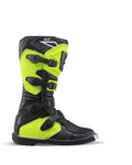 Gaerne SGJ Youth Motocross Boots Size 4 - Fluorescent Yellow for Kids