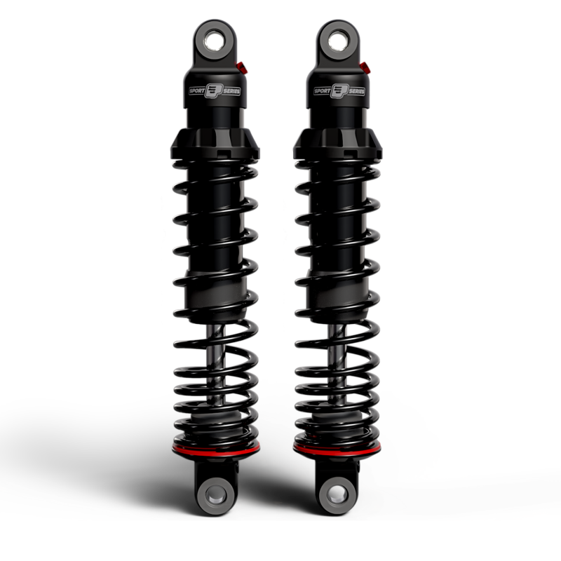 Progressive 06-17 Harley-Davidson Dyna 494 Series Shocks - 13.5 inch with Bearing - Black