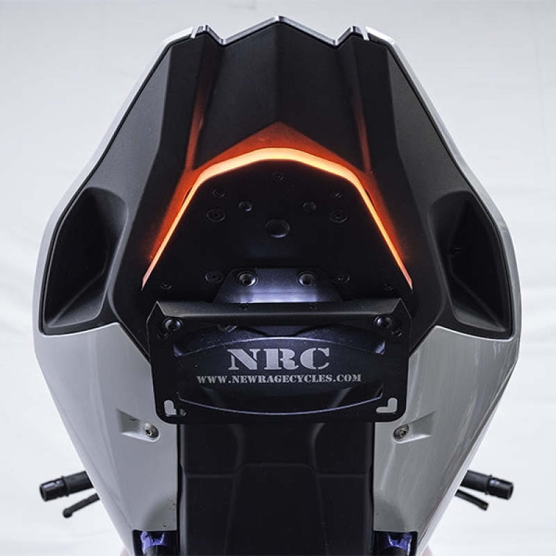 New Rage Cycles BMW S1000RR Fender Eliminator Kit Tucked - EU Models with Amber Turn Signals