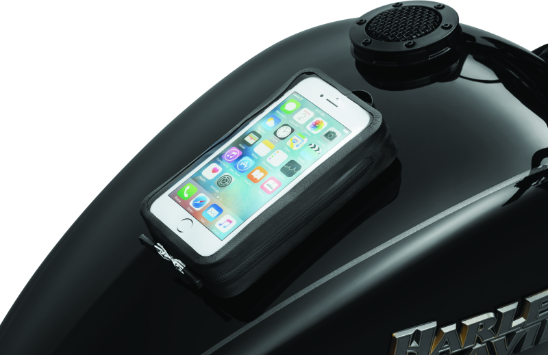 Kuryakyn Magnetic Device Tank Pouch Black – Secure Cell Phone and GPS Mount for Powersports