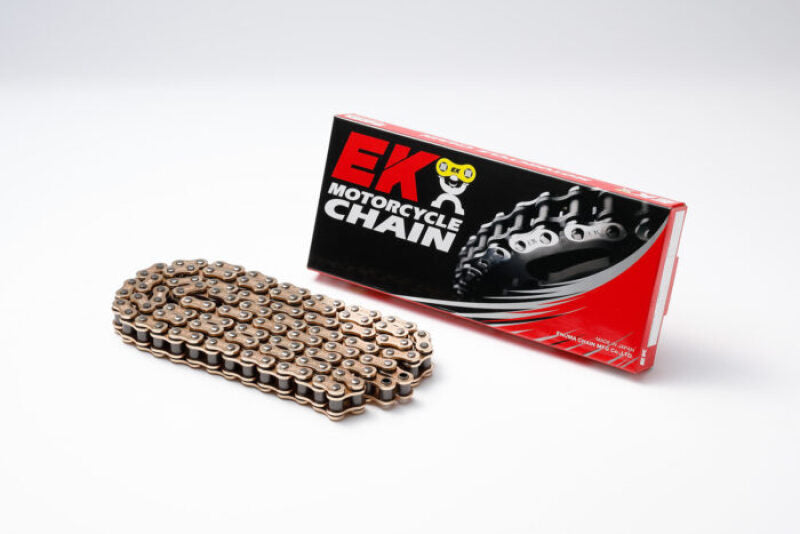 Vortex Racing EK 428 SHDR Clip Master Motorcycle Chain - 120 Links, Gold