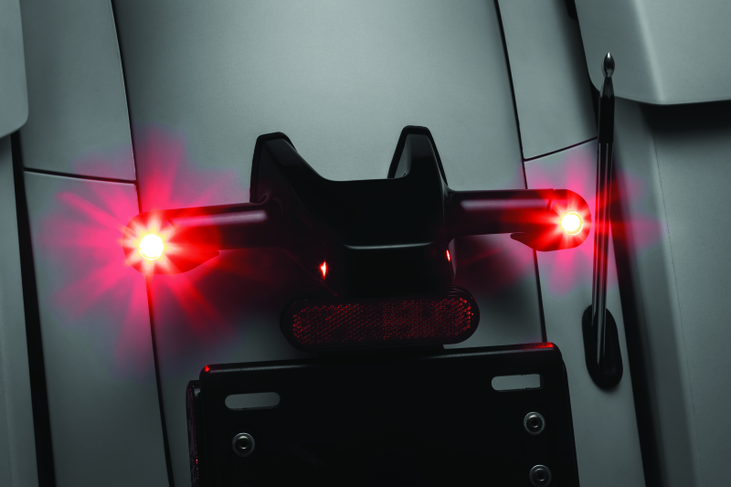 Kuryakyn Rear Atto Turn Signal Adapter Black for Indian Chieftain and Challenger Models