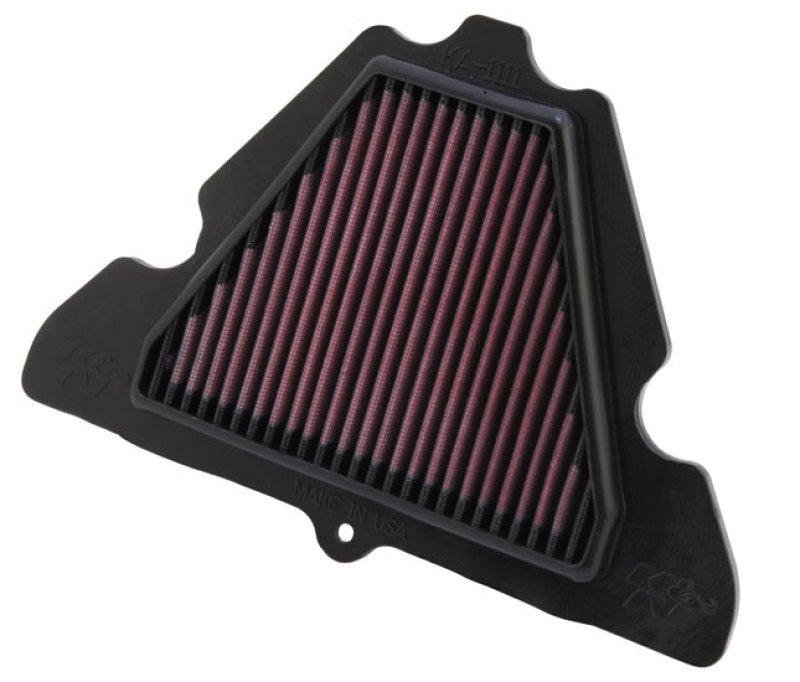 K&N Engineering Part KA-1111 High-Flow Replacement Air Filter for Kawasaki Z1000 and Ninja ZX1000 Models