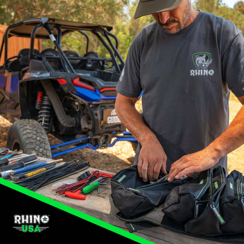 Rhino USA Heavy Duty Off-Road Tool Bag/Roll Camo – Durable & Weather-Resistant Powersports Storage