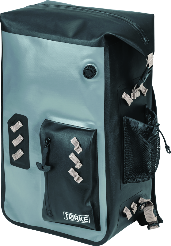 Kuryakyn Torke 25L Dry Backpack – Fully Waterproof Powersports Gear Bag with Removable Support and External Storage
