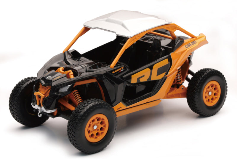 New Ray Toys Can-Am Maverick X3 X RC Turbo R72 1:18 Scale Model - Black and Desert Tan