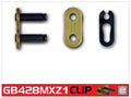 RK Chain GB428MXZ1-CL Mini Racing Chain for 150cc Off-Road Motorsports