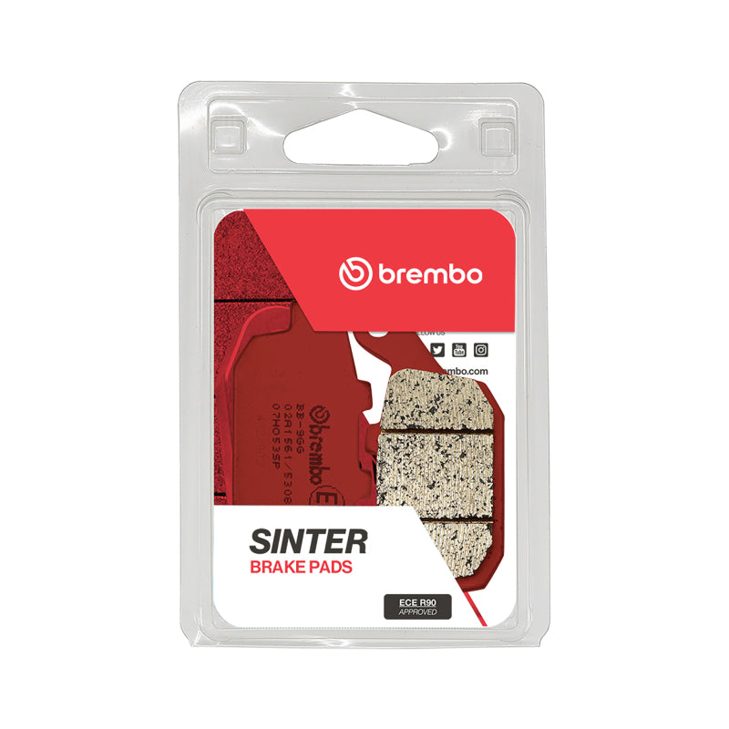 Brembo OE Powersports Rear Brake Pad for Honda and Suzuki - Part Number 07HO53SP