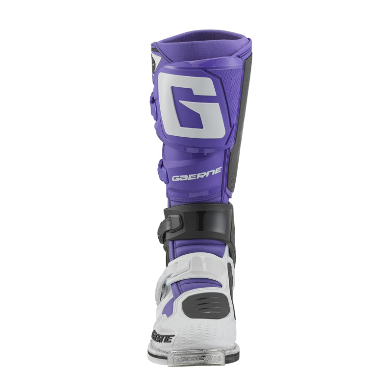 Gaerne SG12 Limited Edition LE Motorcycle Boots Size 11 – Purple, Black & White