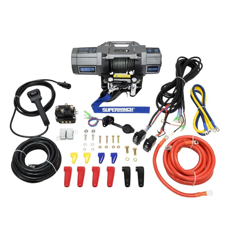Superwinch SP 35 3500 lbs 12V DC Off-Road Winch with Steel Rope and Roller Fairlead