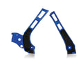 Acerbis 21-24 Fantic XE/XX & Yamaha YZ125/250 Frame Guard with Grip - Blue/Black