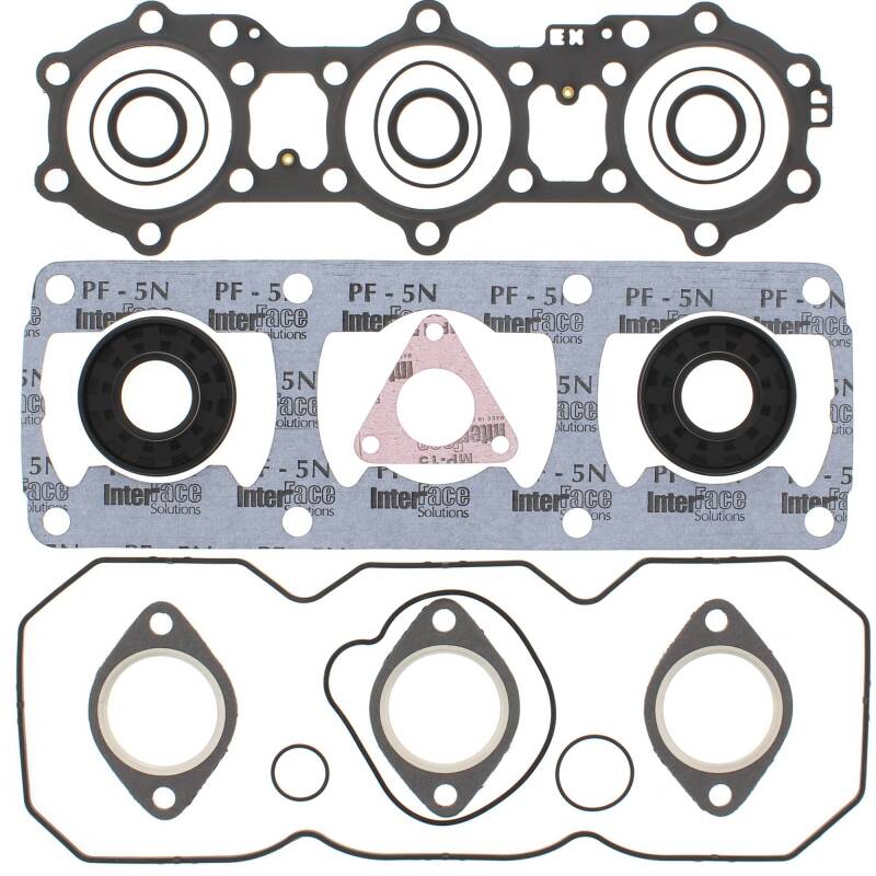 Vertex Pistons Top End Gasket Kit for 2000 Polaris 600 Triumph and 1997-1999 600 XC LC/94-96 600 XCR Engines