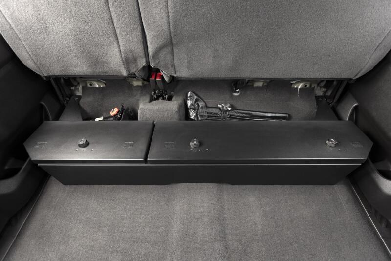 Tuffy Products Underseat Lockbox with Combo Lock for Chevy Silverado and GMC Sierra Crew & Double Cab – Part 352-01-A