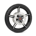 Performance Machine 21x3.5 Forged Formula Wheel in Contrast Cut Platinum for Harley Davidson