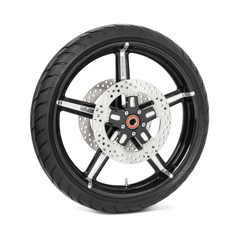Performance Machine 21x3.5 Forged Formula Wheel in Contrast Cut Platinum for Harley Davidson