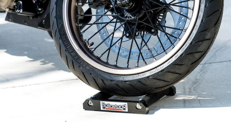 Hardline Rollastand Sportbike Wheel Cleaning Stand - Easy Chain & Tire Maintenance for Chain-Driven Motorcycles