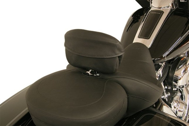 Mustang Motorcycle Driver Backrest Sport Pouch Cover - Black (Part #77622)