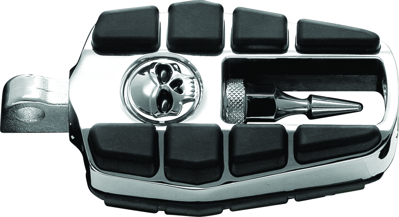 Kuryakyn Zombie Pegs with Male Mount Chrome - Durable Powersports Foot Pegs for Motorcycle Comfort and Style