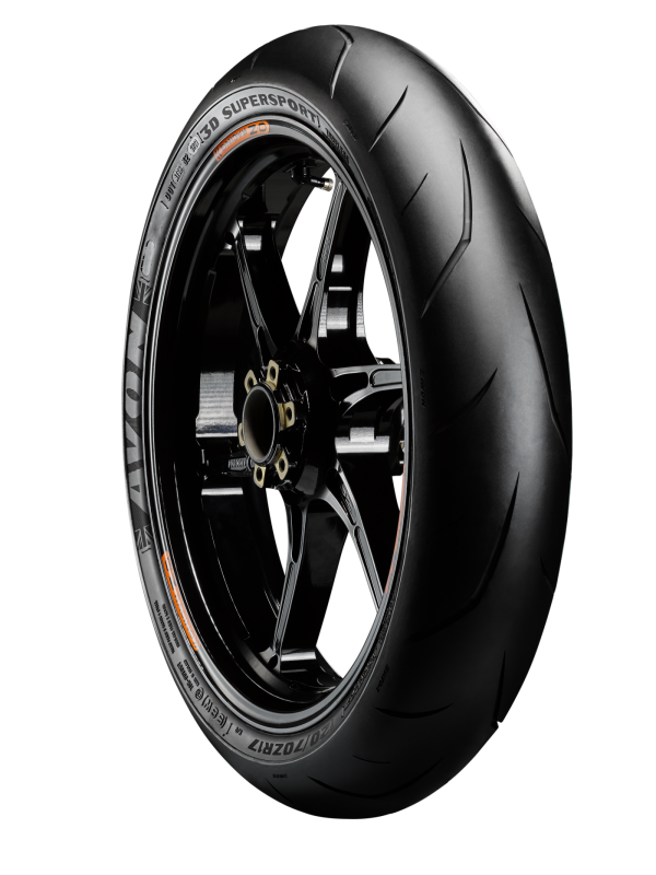 Avon Tyre 3D Supersport Front Tire - 120/70ZR17 58W TL for Sport and Sport Touring Bikes