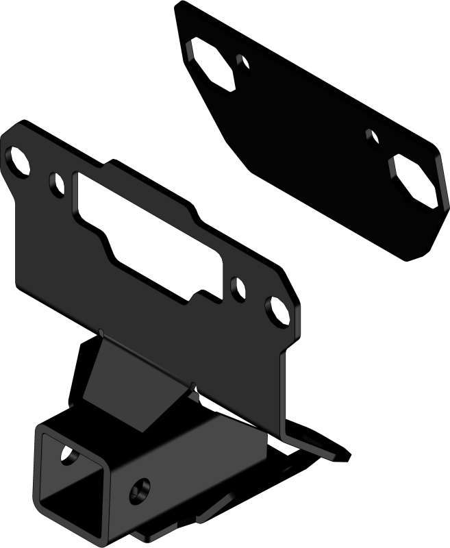 KFI PowerSports 1020272 Can-Am Defender HD11 / MAX Front Lower Receiver – 2 Inch Hitch