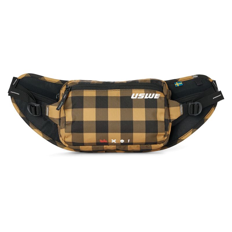USWE Waist Hip Pack 2L - Flannel Bronze for Mountain Biking and Enduro Adventures
