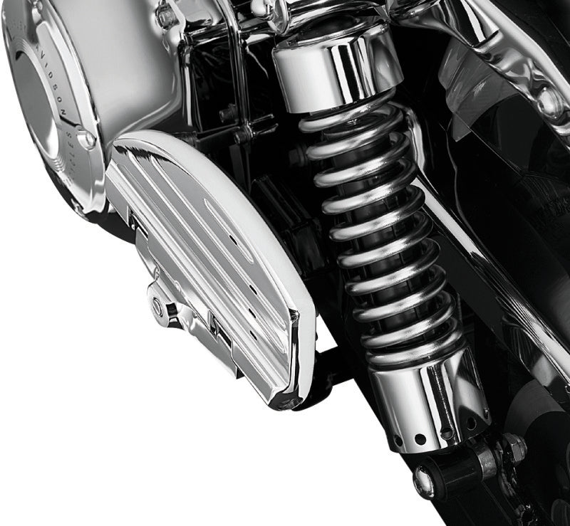 Kuryakyn ISO Passenger Boards Chrome – Comfortable and Stylish Passenger Footrests for Harley and Metric Motorcycles