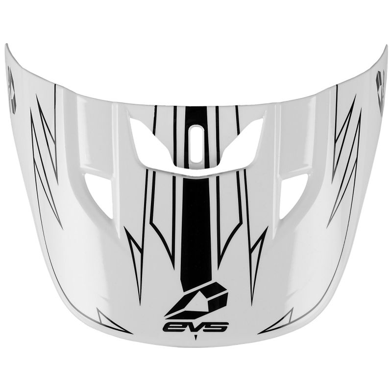 EVS T3 Pinner Helmet Visor - White | Replacement Visor for Powersports Helmets